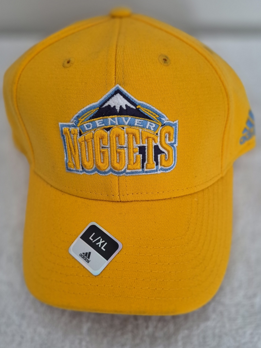 Adidas Denver Nuggets Kids Yellow Cap